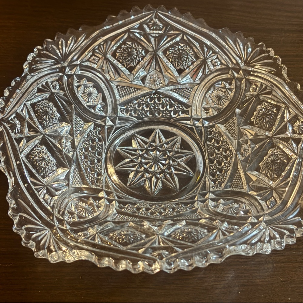 Early American Pressed glass bowl